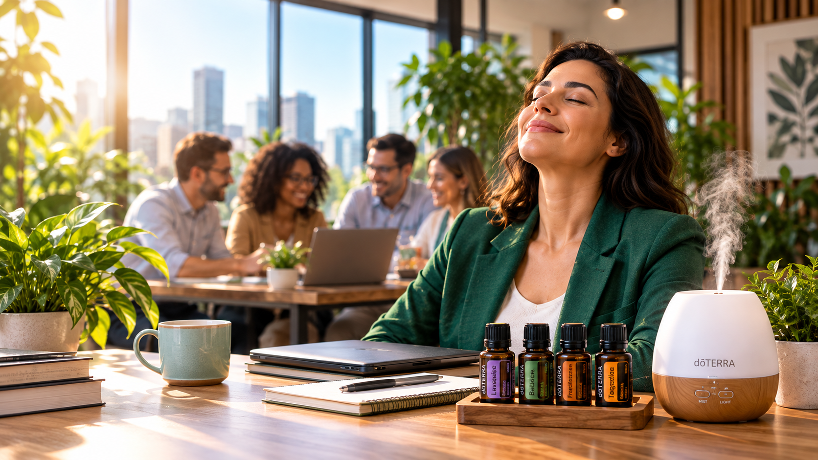 Bem-estar e aromaterapia no ambiente corporativo